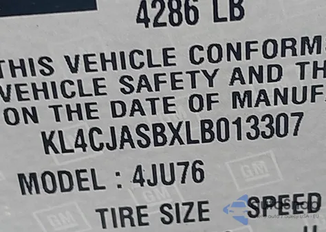 2020 Buick Encore Fwd Preferred from USA, damaged, VIN KL4CJASBXLB013307